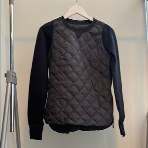 Lululemon Black Quilted Pullover
